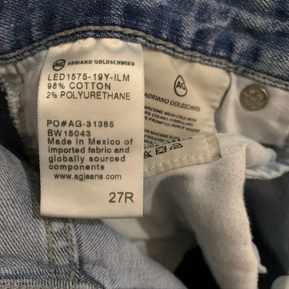 AG Adriano Goldschmied Blue Women's Jeans - Picture 8 of 10